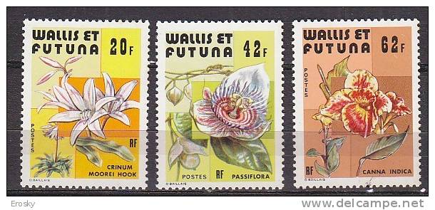M4870 - WALLIS ET FUTUNA Yv N°238/40 ** FLEURS - Unused Stamps