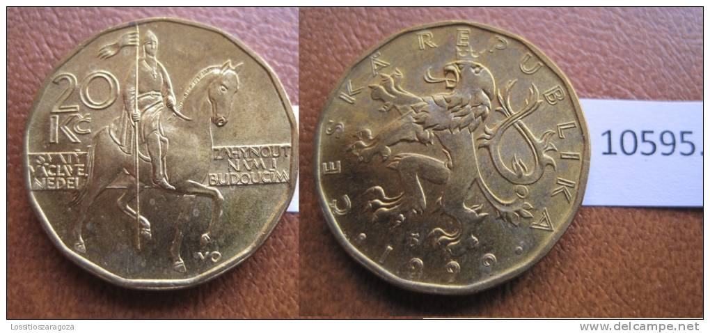 Republica Checa, Chequia 20 Coronas 1999 - Autres & Non Classés