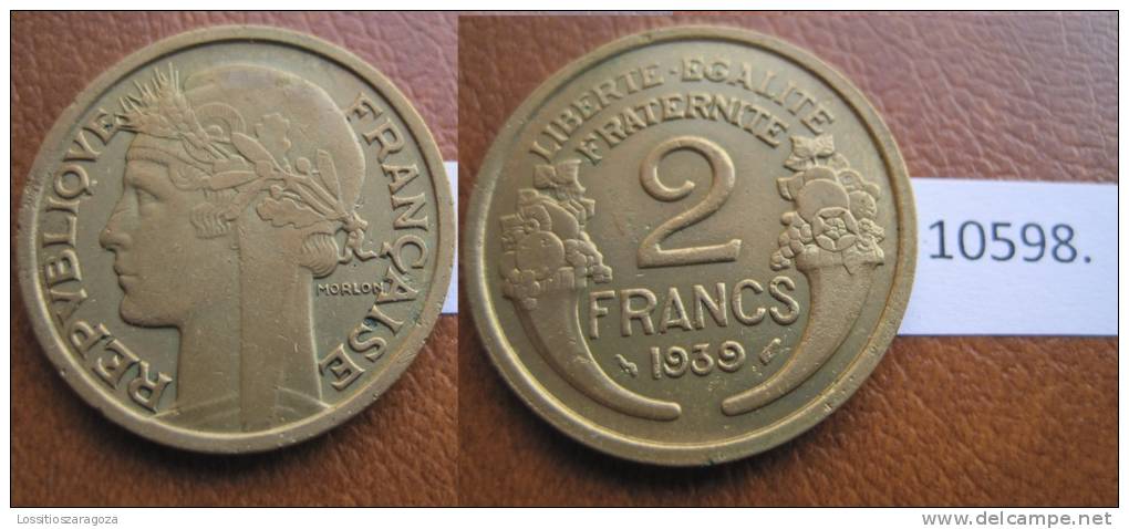 Francia 2 Francos 1939 - Andere & Zonder Classificatie