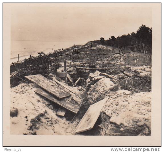 MILITARIA - WW II, Poland,  Die Deutsche Besetzung Der Polnischen 1939 - Meereskuste Bei Grossendorf - Wladyslawowo - Stereoscopi