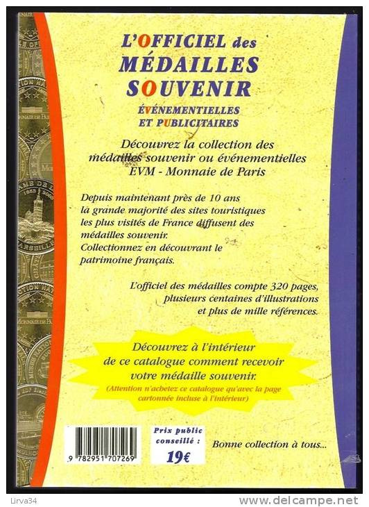 L'OFFICIEL DES MÉDAILLES SOUVENIR- MONNAIE DE PARIS- ANNÉE 2010- OUVRAGE NEUF-  312 PAGES- COTATION PAR DÉPARTEMENTS- - Livres & Logiciels