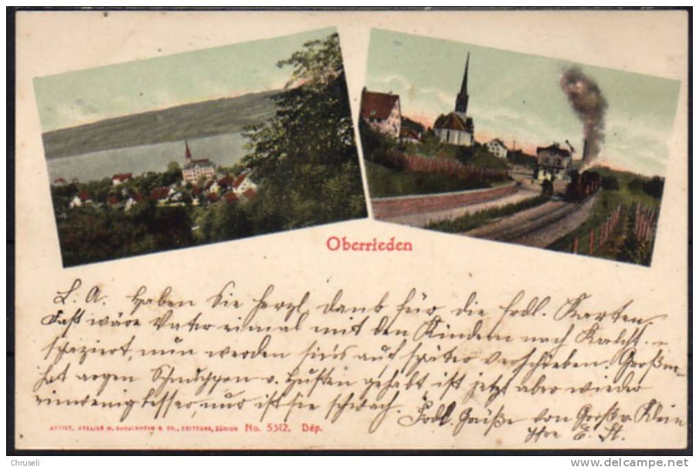 Oberrieden 2 Bild Mit  Eisenbahn - Oberrieden