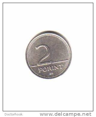 HUNGARY    2  FORINT  1993  (KM# 693) - Hungary