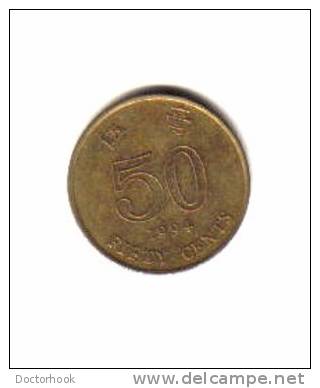 HONG KONG    50  CENTS  1994  (KM# 68) - Hong Kong