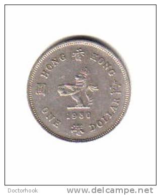 HONG KONG    $1.00  DOLLAR  1980  (KM# 43) - Hongkong
