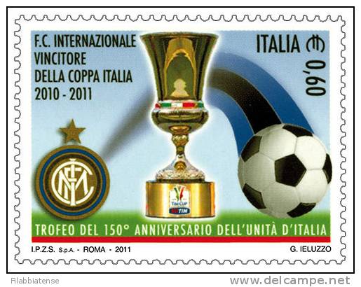 2011 - Italia 3318 Inter Campione ---- - Francobolli