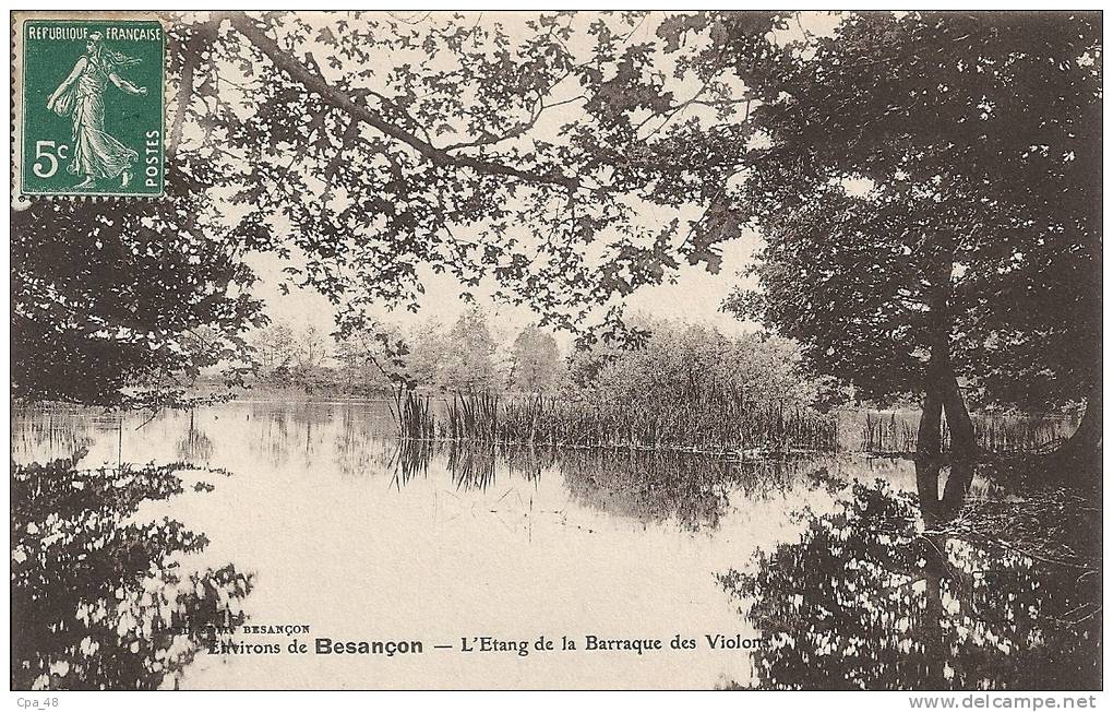 Doubs- Environs De Besançon -L'Etang De La Barraque Des Violons. - Besancon