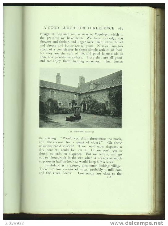 "Pilgrimages To Old Homes, Mainly On The Welsh Border"  By  Fletcher Moss.   First Edition.             (2nd Copy) - Europa