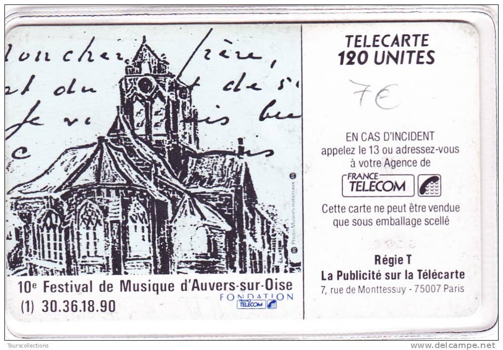 TELECARTE 120 U @ VAN GOGH Peintre @ 1990 Puce SO2 - 1990