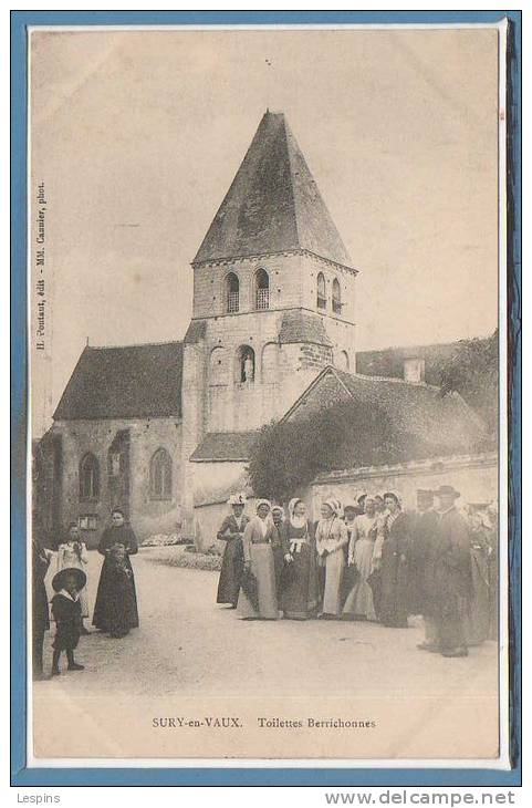 18 - SURY En VAUX -- Toillettes Bérrichonnes - Sury-près-Léré