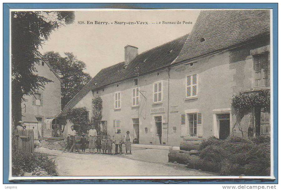 18 - SURY En VAUX -- Le Bureau De Poste - Sury-près-Léré