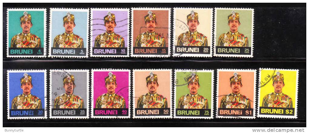 Brunei 1974 Sultan Hassanal Bolkiah Def Used - Brunei (...-1984)