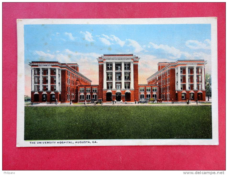 GA - Georgia > Augusta  University Hospital Vintage Wb     ----   --ref 728 - Augusta