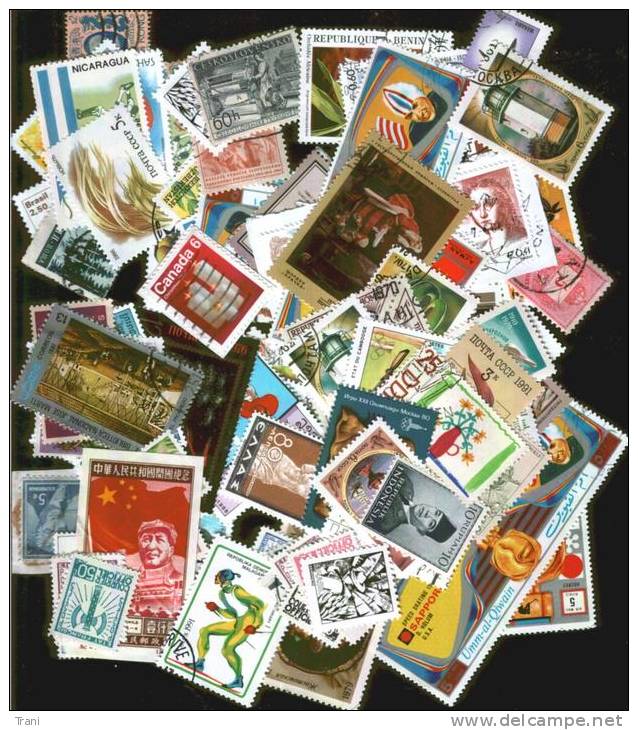 100 FRANCOBOLLI - (H) - Vrac (max 999 Timbres)