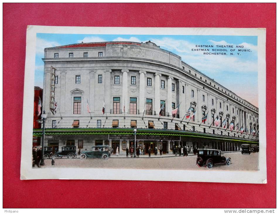 New York > Rochester   Eastman Theatre & School Of Music  Vintage Wb    ---   --ref 728 - Rochester