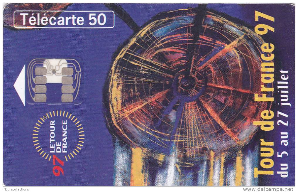 TELECARTE 50 U @ TOUR DE FRANCE 97 - 100 000 Ex @ 06/97 Puce SO7 - 1997