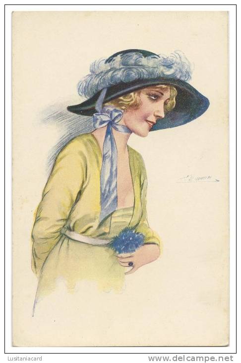 FRANCE - ILLUSTRATEURS - « Suzanne Meunier» -Rieuse De Paris. (Nº3 - Serie 35) Carte Postale - Meunier, S.