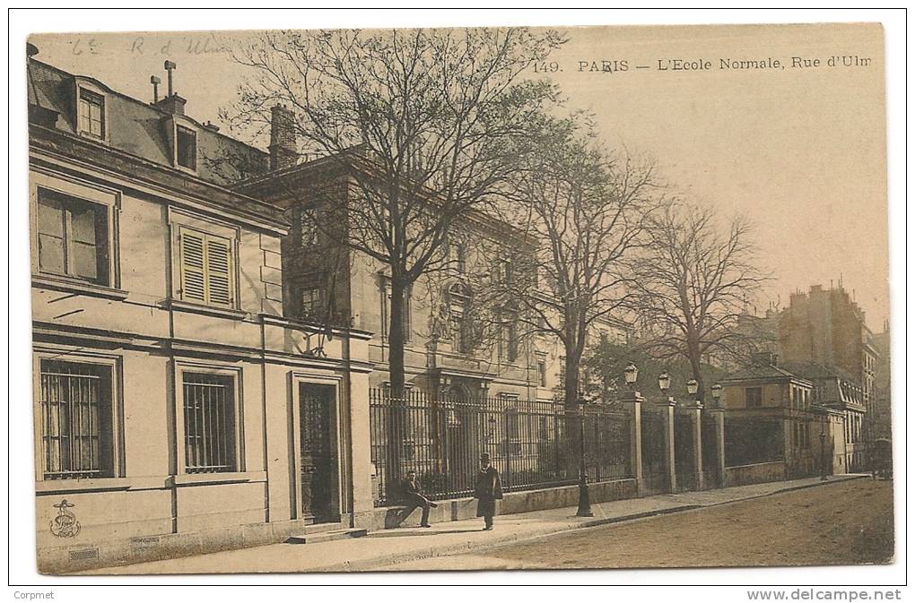 PARIS - L´Ecole Normale, Rue D´Ulm - Animé Carte Postale - C/1900´s CPA - - Enseignement, Ecoles Et Universités