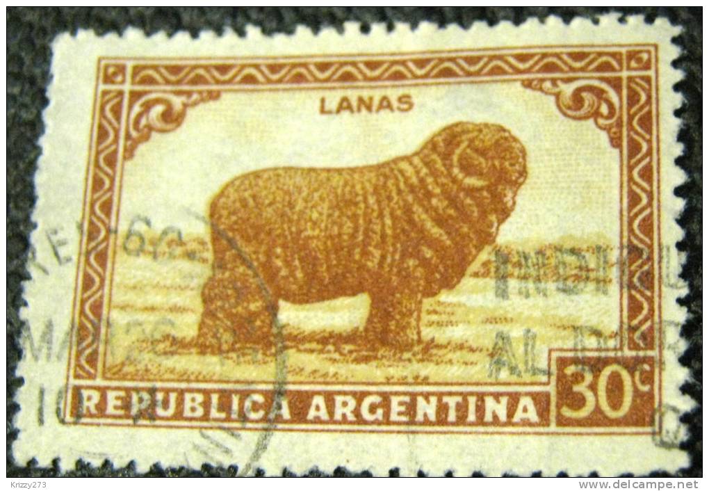 Argentina 1936 Patagonian Ram 30c - Used - Oblitérés