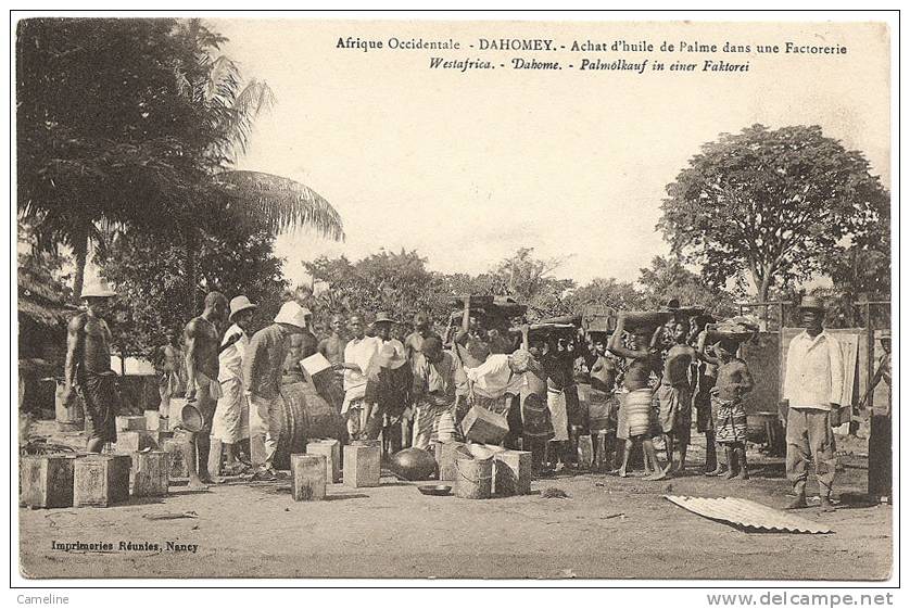 DAHOMEY . Achat D Huile De Palme Dans Une Factorie - Dahomey