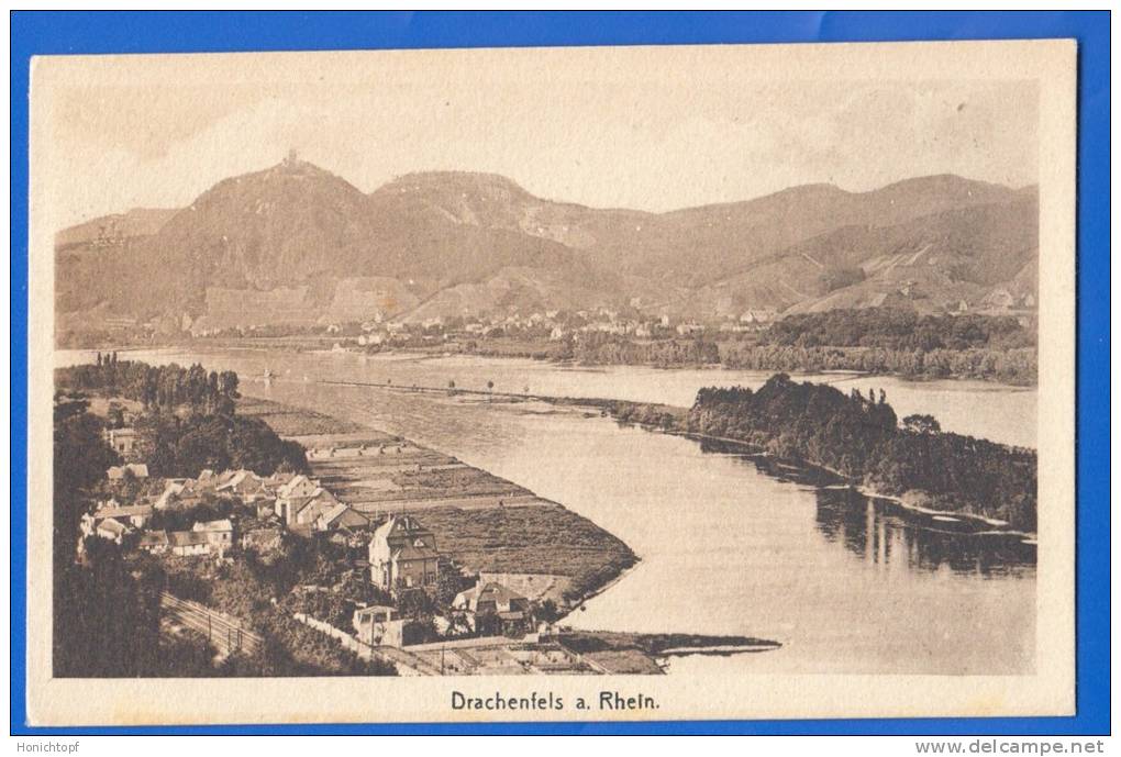 Deutschland; Königswinter; Drachenfels; 1922 - Koenigswinter