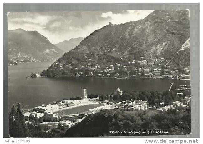 CARTOLINA LAGO DI COMO   PRIMO BACINO E PANORAMA - Como