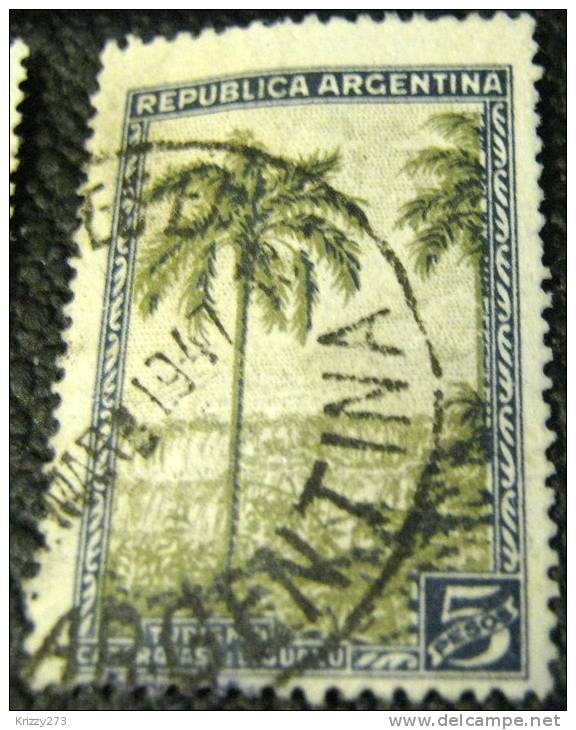 Argentina 1936 Tourism Iguazu Falls 5p - Used - Oblitérés