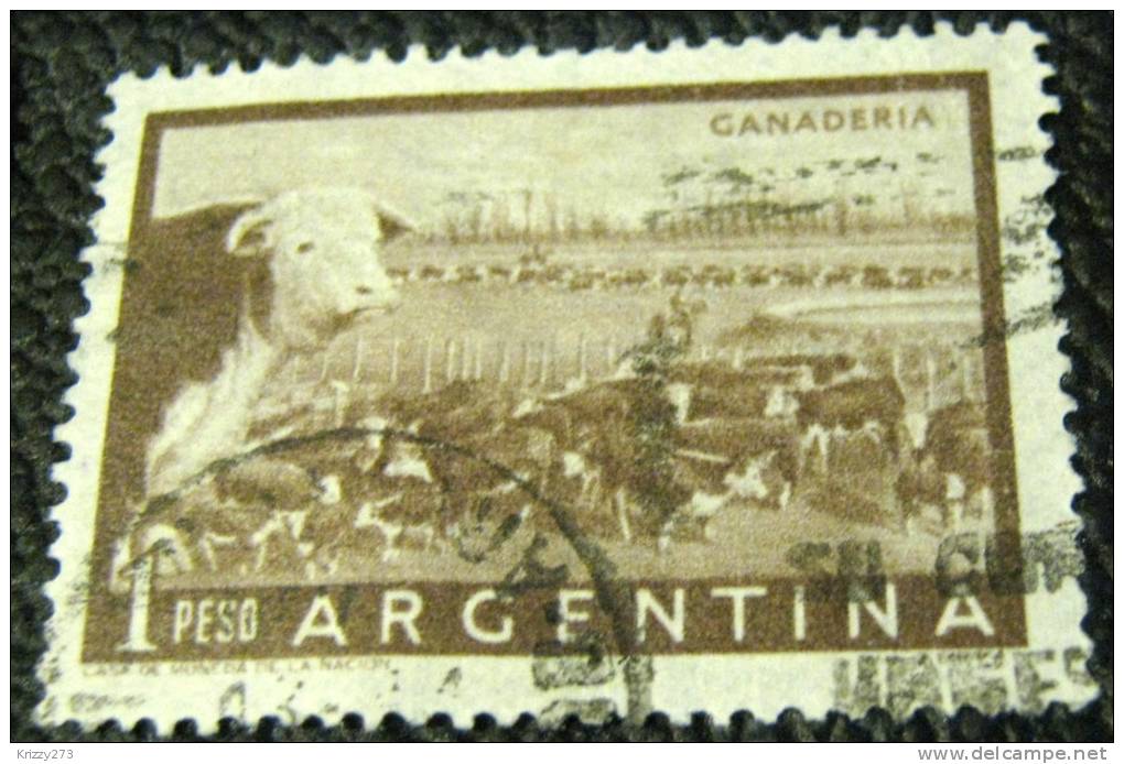 Argentina 1954 Cattle 1p - Used - Gebraucht