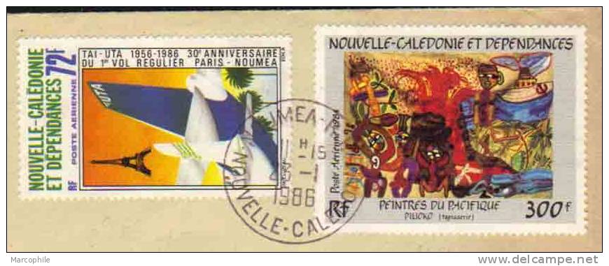 NOUVELLE CALEDONIE - NOUMEA  / 1986 -  LETTRE RECOMMANDEE AR POUR STRASBOURG (ref 925) - Lettres & Documents