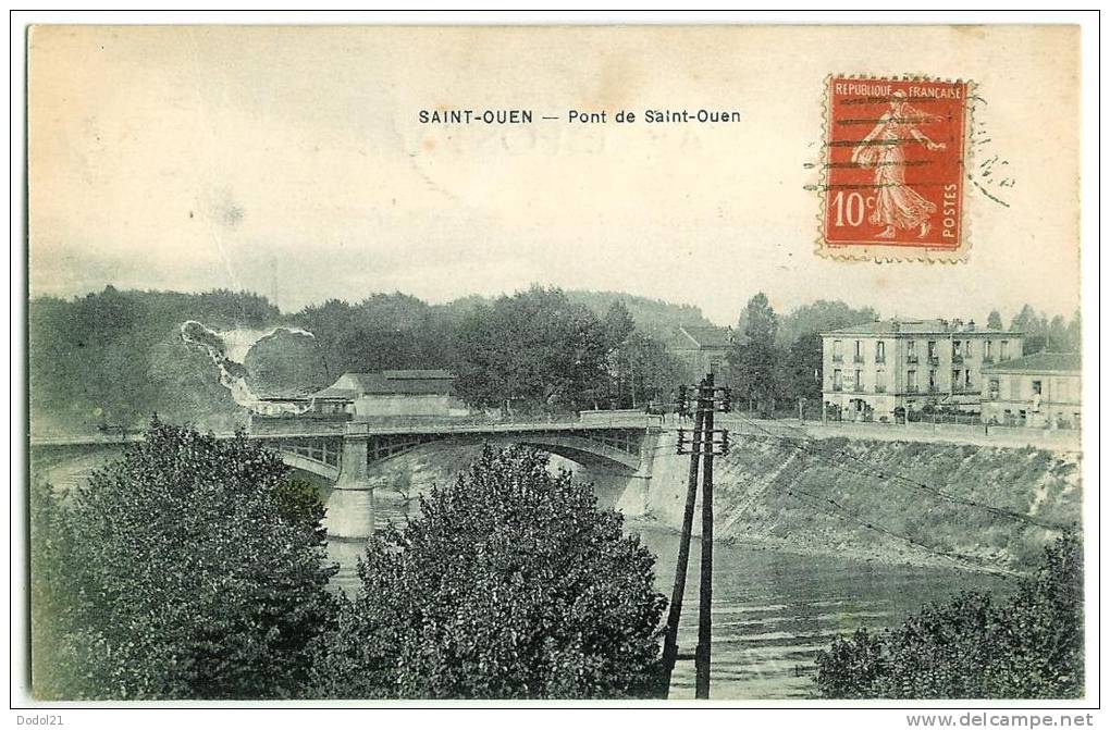 Saint-Ouen - Le Pont De Saint-Ouen - Train - Pas Courante - Saint-Ouen-l'Aumône