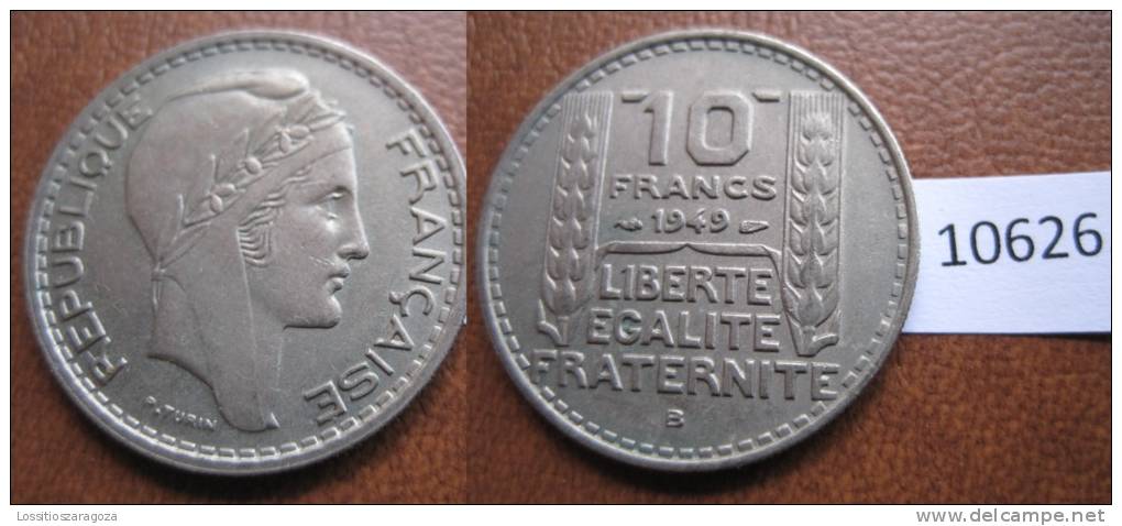 Francia 10 Francos 1949 B - Sonstige – Europa