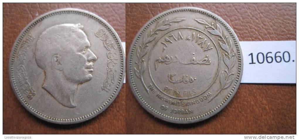 Jordania 50 Fils 1387 / 1968 - Autres – Asie