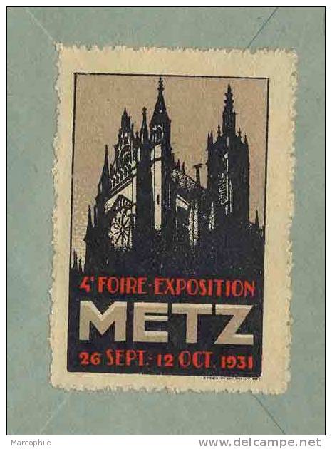 FRANCE - FOIRE DE METZ / 1952  VIGNETTE SUR LETTRE (ref 2598) - Briefe U. Dokumente