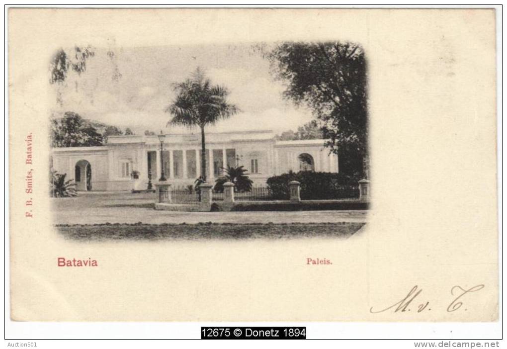 12675g INDES NEERLANDAISES - Batavia - Paleis - 1901 - Indonésie