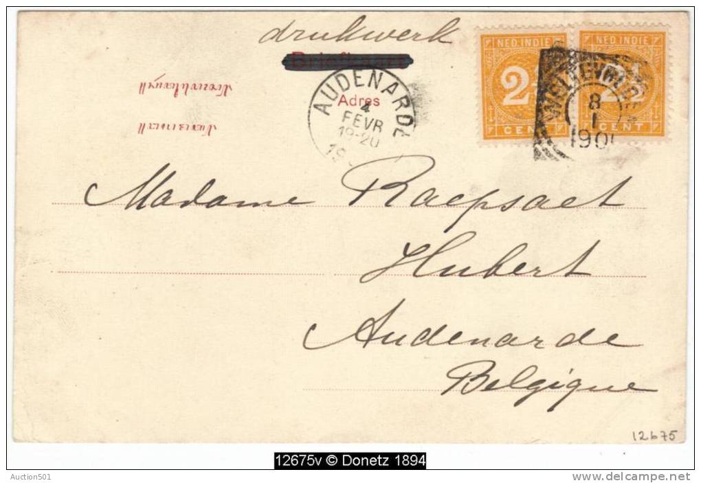 12675g INDES NEERLANDAISES - Batavia - Paleis - 1901 - Indonésie