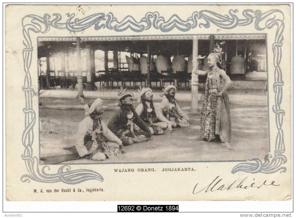 12692g INDES NEERLANDAISES - Wajan Orang - Jogjakarta - 1903 - Indonesia