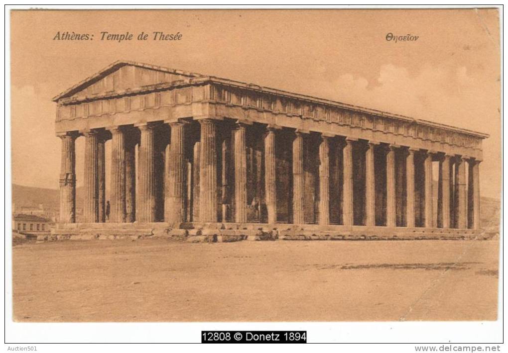 12808g ATHÈNES - Temple De Thesée - 1906 - Grèce