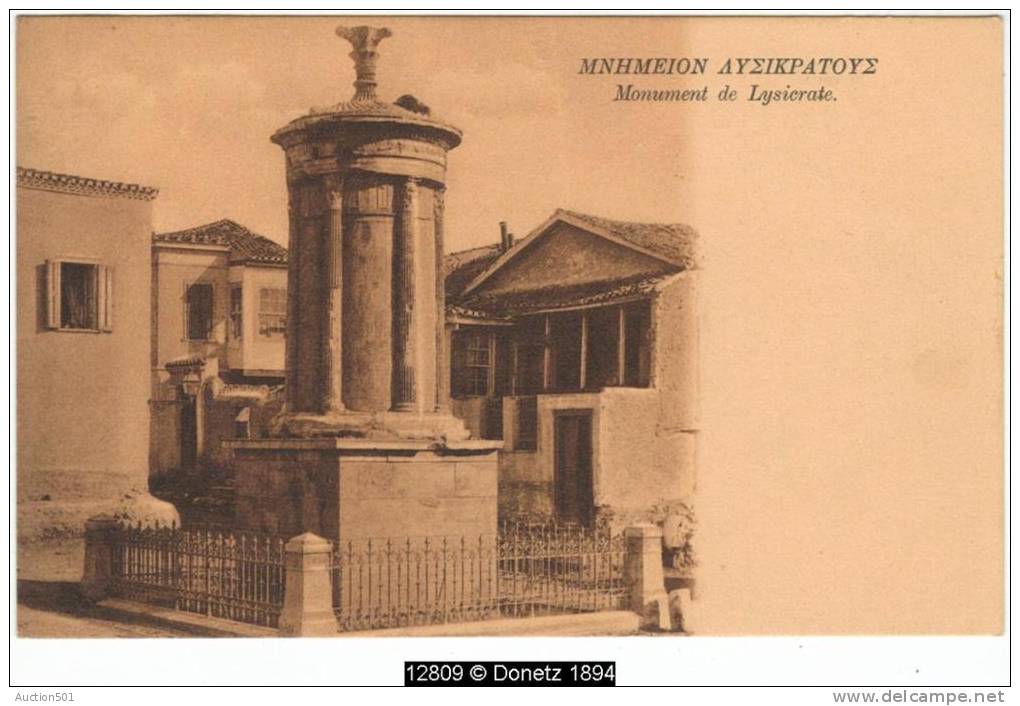 12809g ATHÈNES - Momument De Lysicrate - 1906 - Grèce