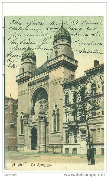 BELGIQUE/ ANVERS/ ANTWERPEN/ La Synagogue (JUDAISME) (COULEUR) - Antwerpen