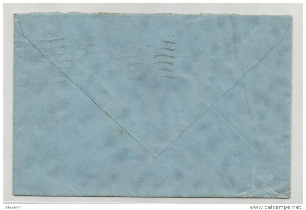 1945 - ENVELOPPE DE DIJON Pour ROQUEMAURE (GARD) - CHAINE BRISEE - MAZELIN - Briefe U. Dokumente