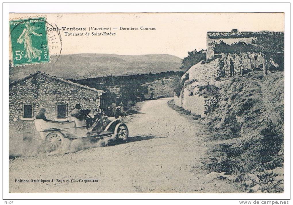 Mont -Ventoux Dernières Courses , Tournant De Saint- Estève  (84) - Autres & Non Classés