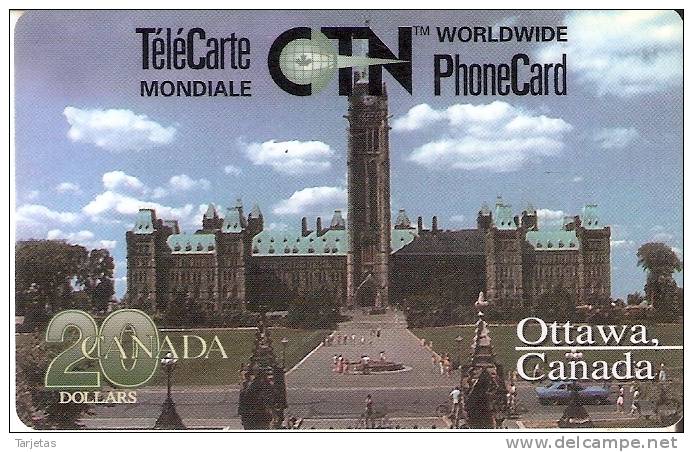 TARJETA DE CANADA DE LA CIUDAD DE OTTAWA  (SIN ACTIVAR) - Canada