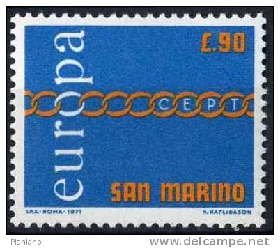 PIA  -  SAN  MARINO  -  1971  : Europa  (Un  827-28) - 1971