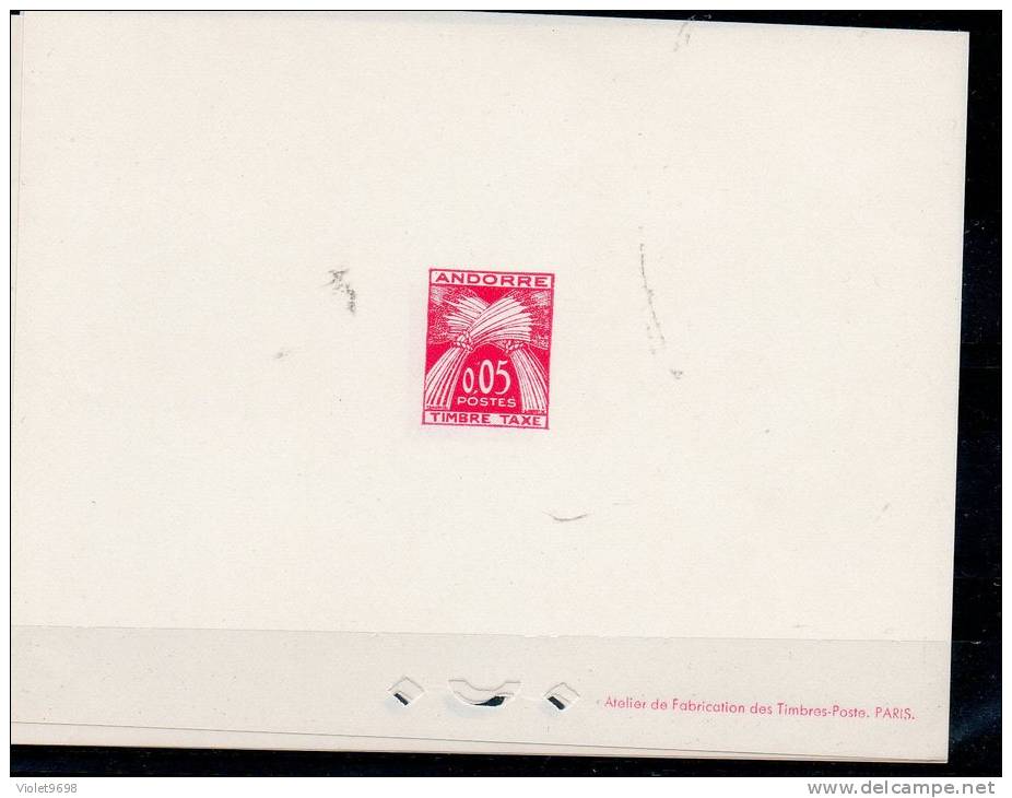 ANDORRE Français : Taxe N° 42/45 (*) - Used Stamps