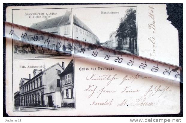 Drulingen  Signature Scheuer 1905 - Drulingen