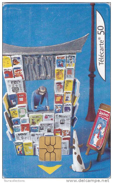 TELECARTE 50 U @ LES METIERS DE LA RUE - 6 - LES KIOSQUES A JOURNAUX - 136 250 Ex @ GEM2 - 07/2003 - 2003