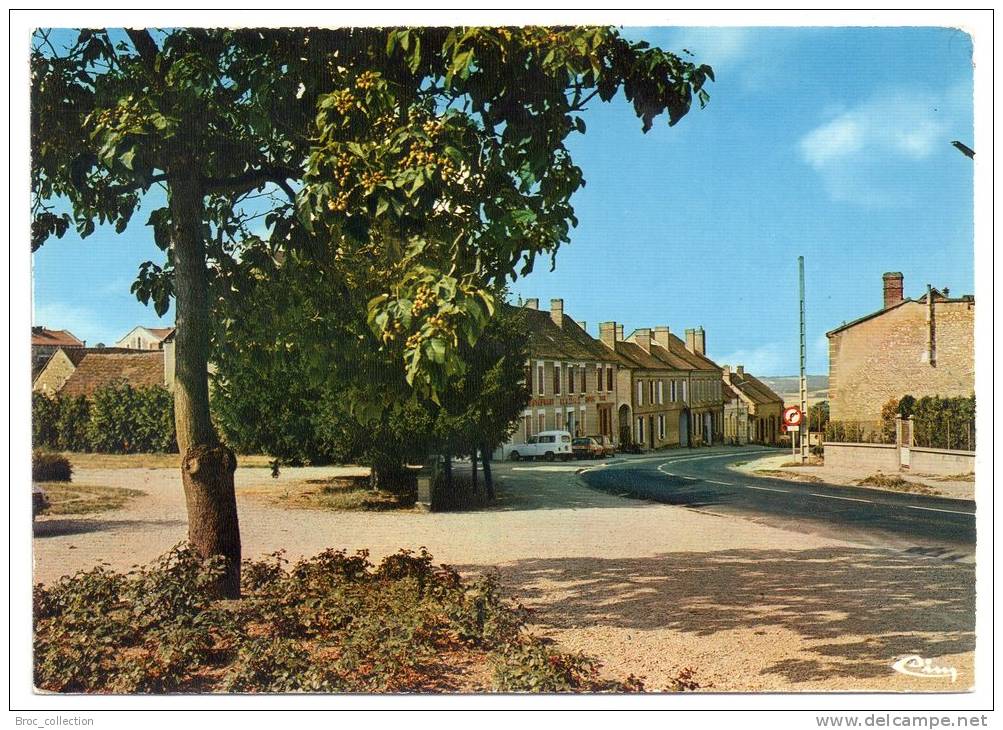 Neuvy-Sautour, Route De Saint-Florentin, C.I.M. E 82276 176.0455, Automobiles, Renault 4L - Neuvy Sautour