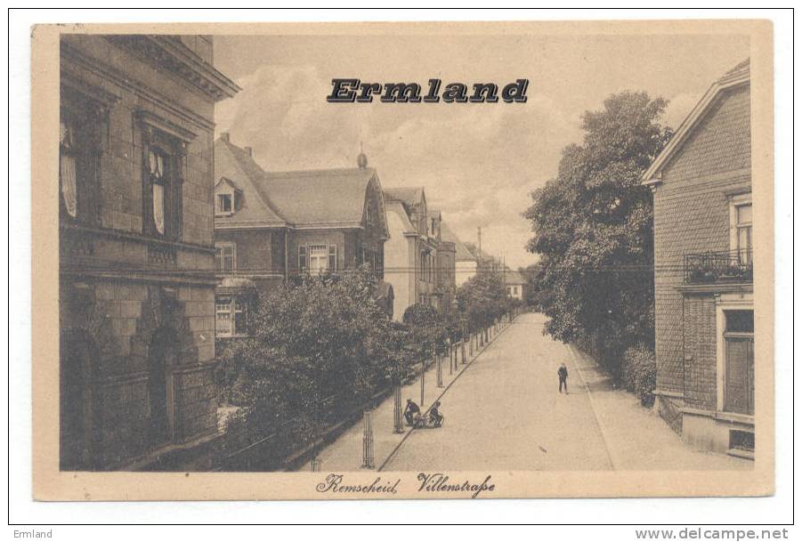 Remscheid 1920, Villenstrasse - Remscheid