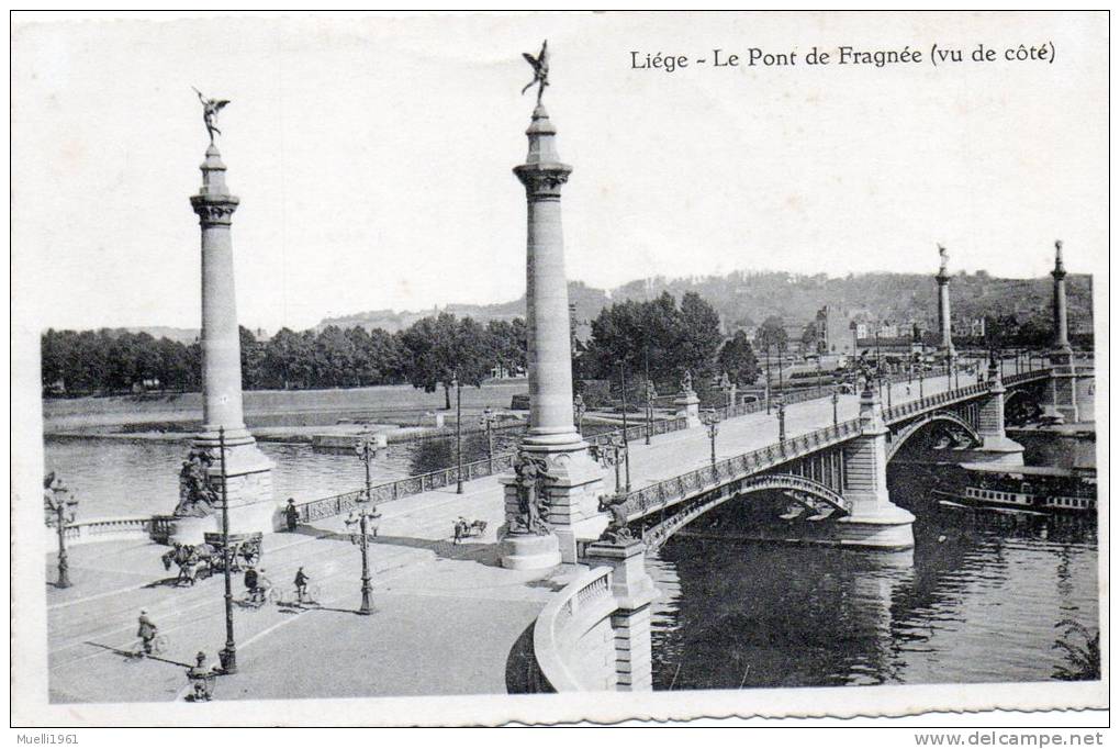 AK Liege, Le Pont De Fragnee, Ungel. Um 1915 - Sonstige & Ohne Zuordnung