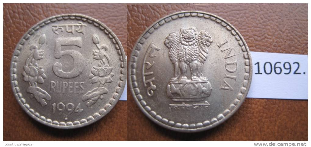 India 5 Rupias 1994 B - Autres – Asie